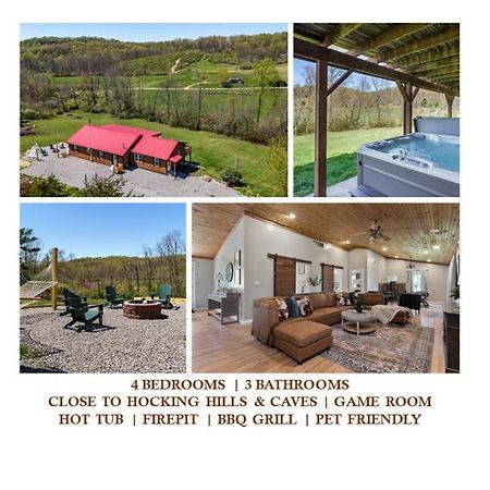 Spacious Cabin Near Hocking Hills And Caves With Hot Tub And Firepit Laurelville Екстериор снимка