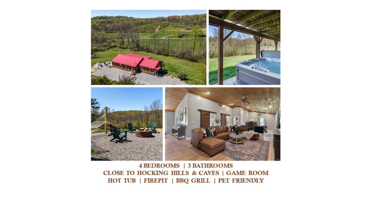Spacious Cabin Near Hocking Hills And Caves With Hot Tub And Firepit Laurelville Екстериор снимка